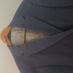 Hart Schaffner Marx Mid Blue Silk Summer/Spring Sport Jacket 44R